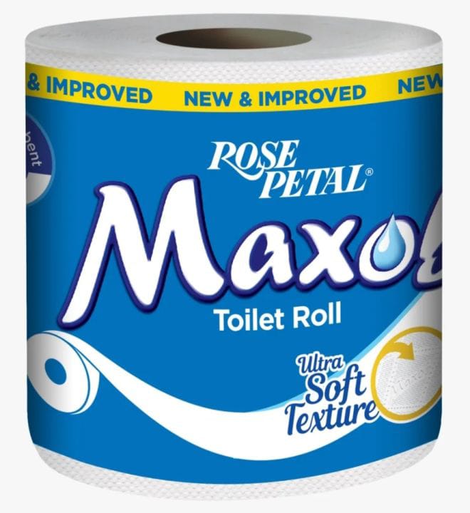 Rose petal toilet roll