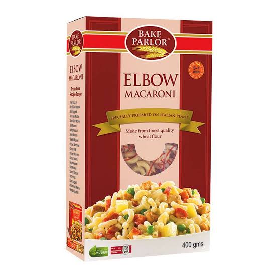 Bake Parlor Elbow Macaroni 400gm Box