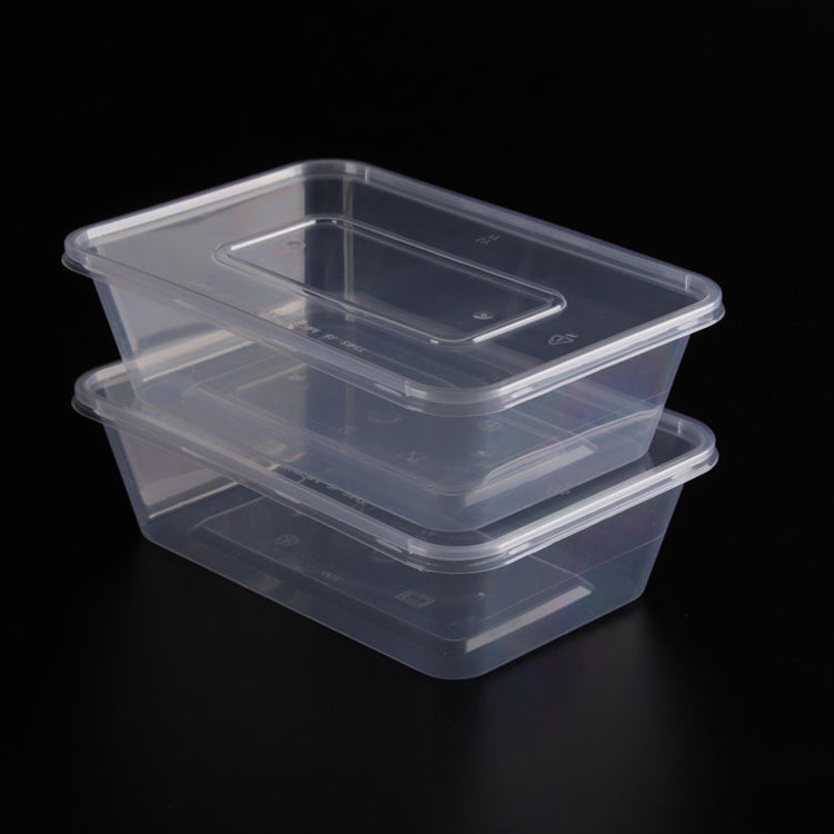 Plastic container transparent (500 ml)